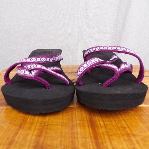 Teva Wedge Women's Size 7 Mush Mandalyn Pink Srappy Sandal. Great condition. - Picture 5 of 9